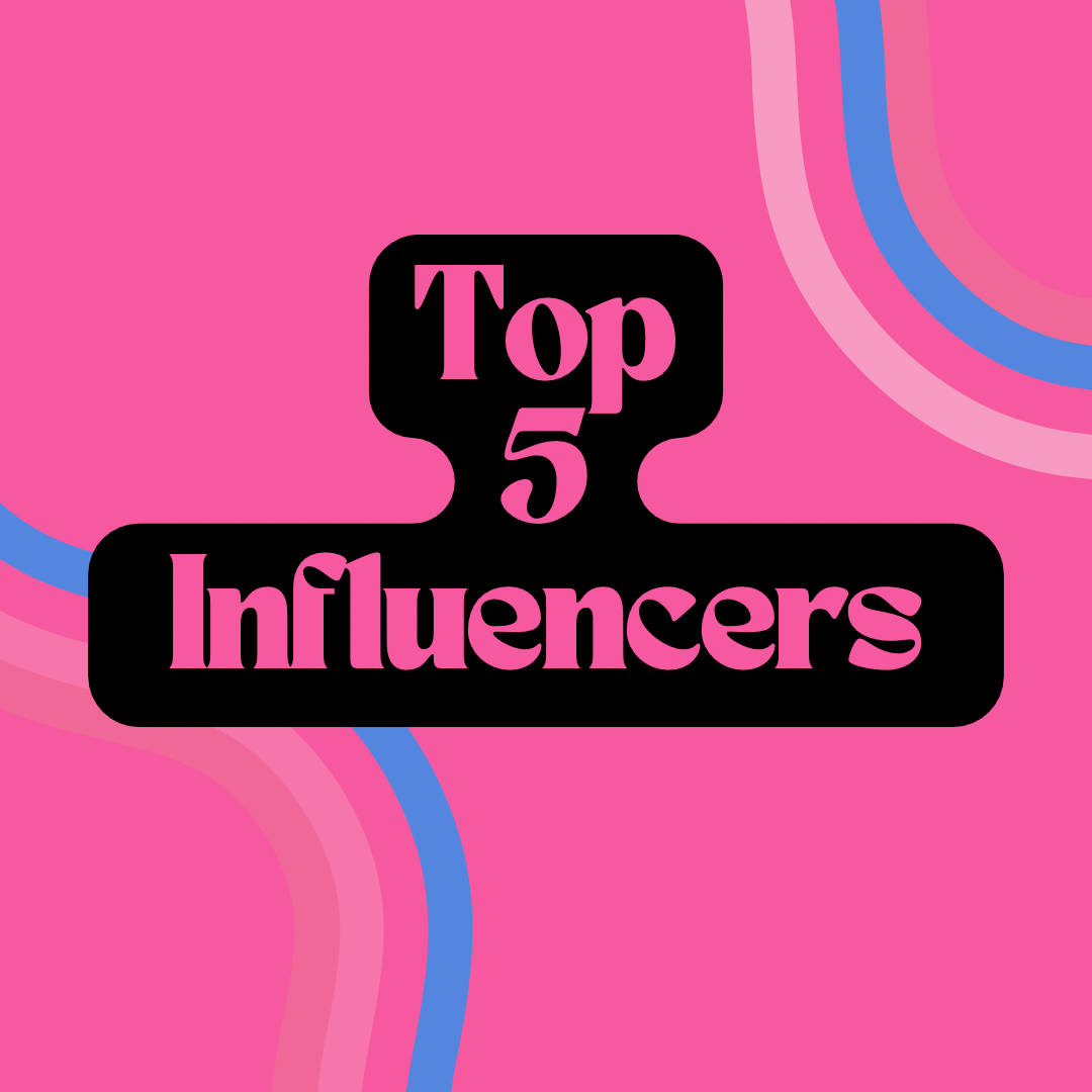 Top 5 Influencers On Instagram.