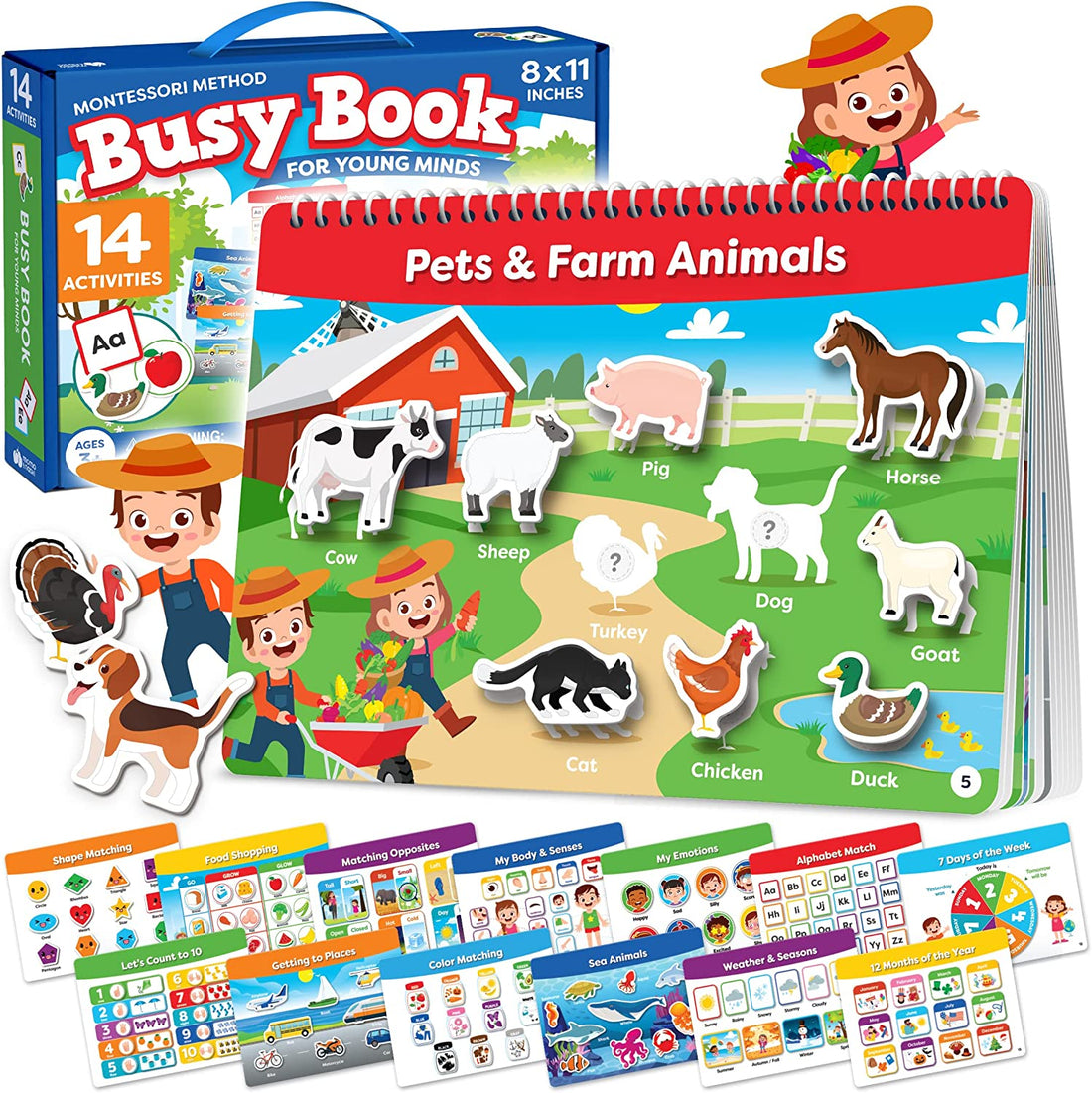 Montessori Busy Book for Toddlers