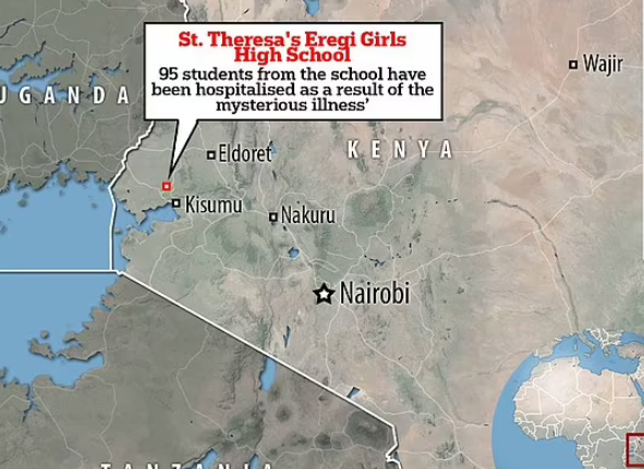Mystery paralysing 'illness' that left 100 girls in Kenya unable to walk and convulsing was triggered by mass hysteria, officials say