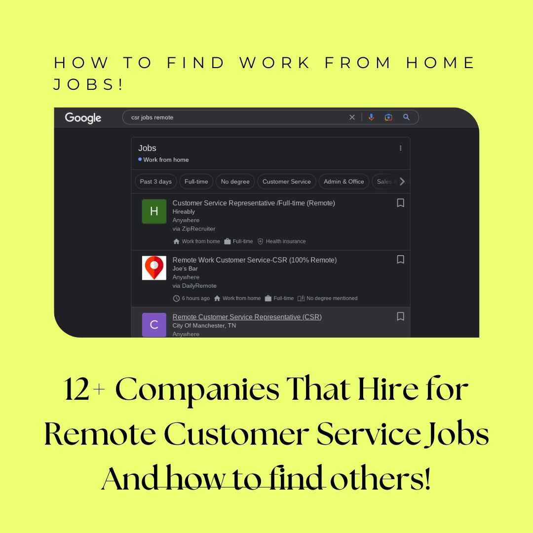 12 Companies That Hire for Remote Customer Service Jobs