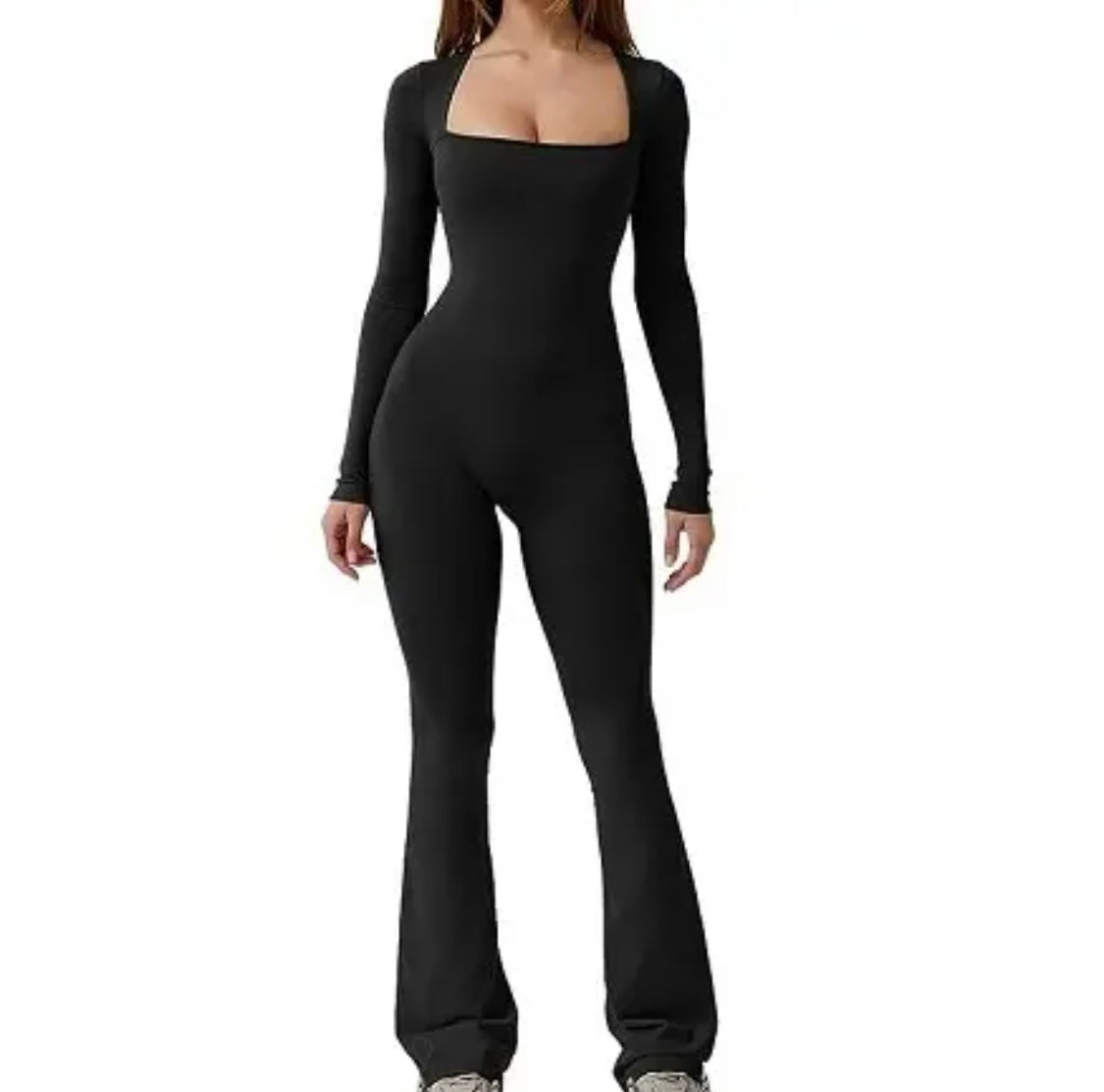 Long Sleeve Flared Jumpsuits For Women