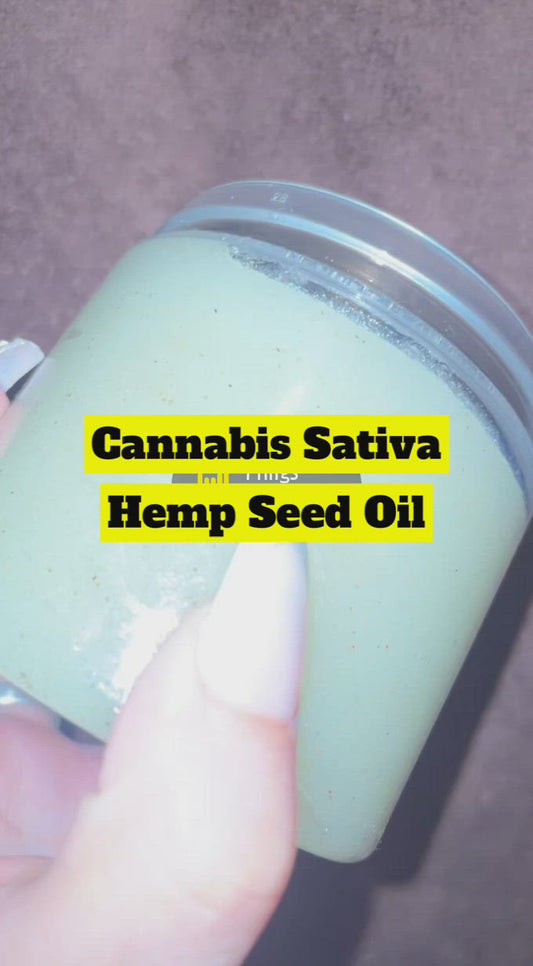 Cannabis Sativa Hemp Seed Oil Scrub